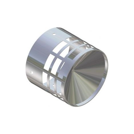 GRIGLIA DI SCARICO FUMI INOX Ø80 mm