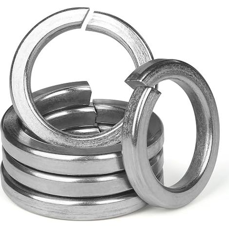 M10 Self Locking Washer Spring Stainless Steel 304 Slotted Safety Washers Grower Brake Spring for Screw Bolt Nut (1/5)