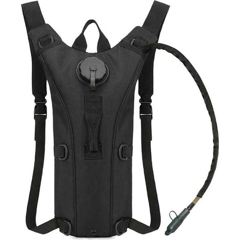 1 Sac à dos hydratation vélo, tissu Oxford résistant, imperméable, poche eau réglable, cyclisme extérieur (1/5)