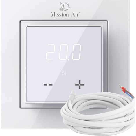 ARIES LCD Controlador digital blanco (1/5)