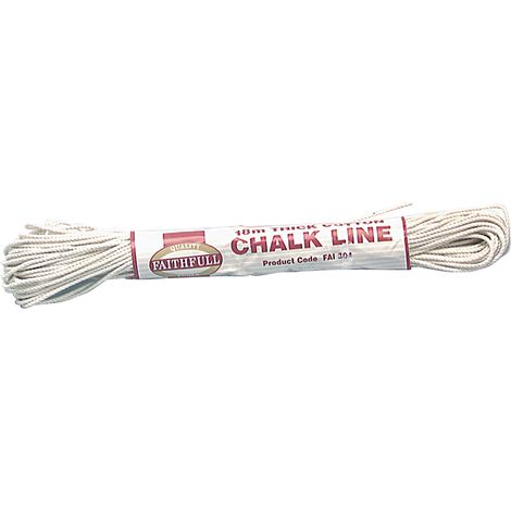 Faithfull 304 304 Thick Cotton Chalk Line 18m (Box 12) FAI304