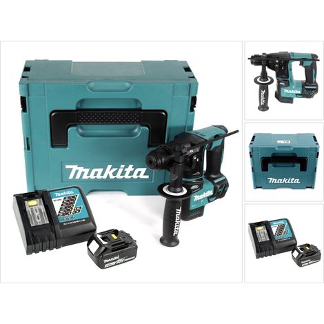 Makita DHR 171 RF1J Tassellatore a batteria 18V / 1,2J / SDS Plus + 1x Batteria 3,0 Ah + Caricabatterie + Valigetta Makpac (1/5)