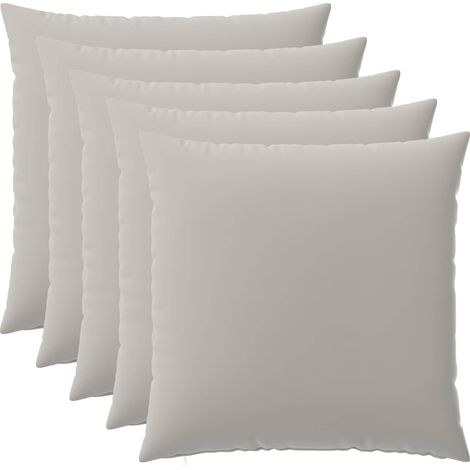 vidaXL Funda de almohada 6 pcs HEERLEN Gris 60 x 60 cm Poliéster (1/2)
