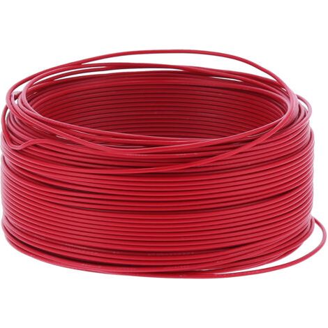 Câble électrique souple en cuivre rouge isolé à 7 brins, 100 m, 300 V CA, pour installations (1/5)