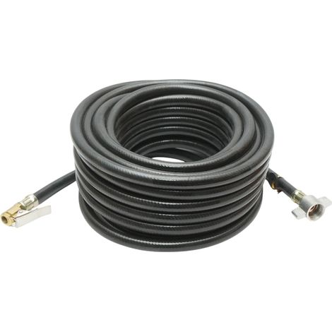 Tubo flessibile per compressore d'aria L = 12 m con raccordi per gonfiaggio pneumatici