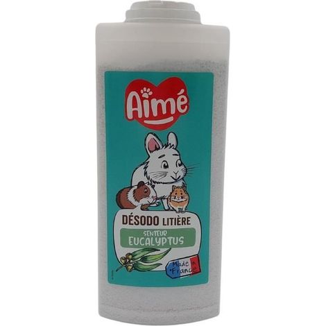 Hygiene rongeur - AIME - Désodorisant litiere - Eucalyptus - 700 ml - 100% naturel (1/5)