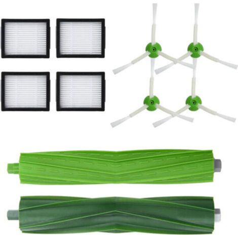 Kit de remplacement pour aspirateur iRobot Roomba i3/i3+/i4/i7/i7+/E5/E6/E7 Kit d'entretien pour aspirateur Kit de nettoyage Brosse Filtre Pièce de rechange 10 pièces Ikodm (1/5)