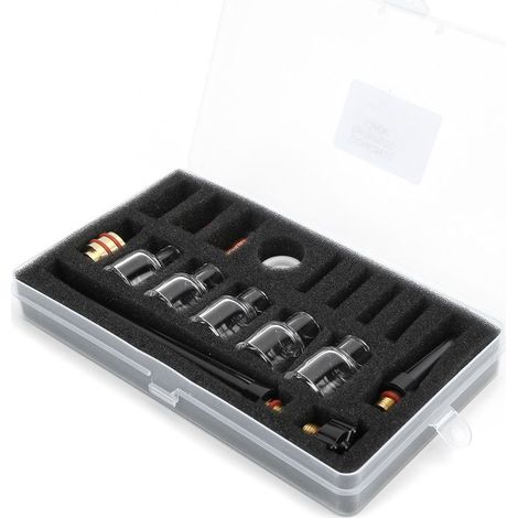 Kit di accessori per torcia di saldatura : ugello, tazza di vetro, kit morsetto per elettrodo di tungsteno, guida per WP9/20 (1/5)