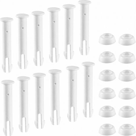 Ensemble de 12 supports de piscine amovibles, accessoires et pièces de rechange pour piscine. (1/4)