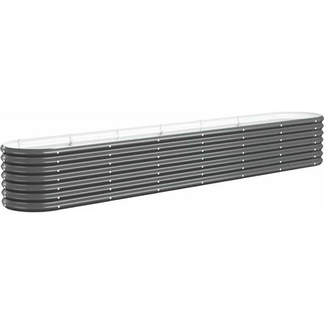 Maison Exclusive - Hochbeet Verzinkter Stahl 260x40x36 cm Anthraz (1/5)
