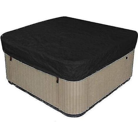 Couverture carrée imperméable en polyester pour spa extérieur (1/4)