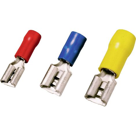 Weidmüller 1491720000 Flachsteckhülse  Steckbreite: 6.3 mm Steckdicke: 0.8 mm  Teilisoliert Blau 100