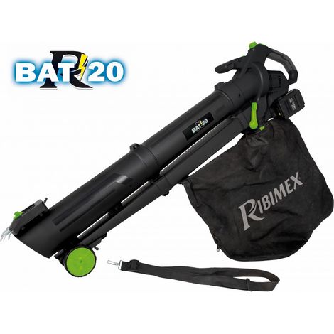 aspirapolvere/trituratore senza fili 40v (2x20v) - PRBAT20/ASB1 - Ribimex