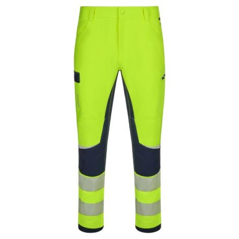Pantalón técnico 4-xtreme V.Dynamix alta visibilidad Serie 103030X 3XL Azul Navy / Amarillo flúor