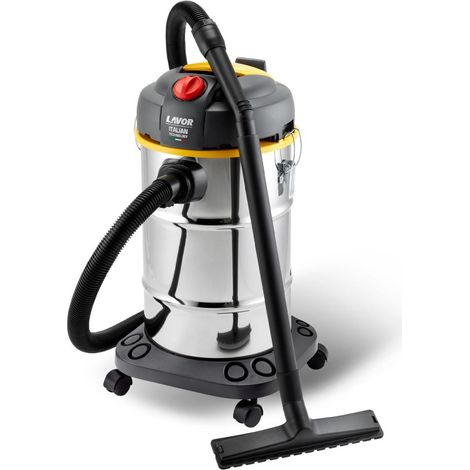 Lavor – Aspirateur professionnel WTP30X 1600W – Réservoir 30L – Filtration lavable – Pour chantiers humides et surfaces rigides