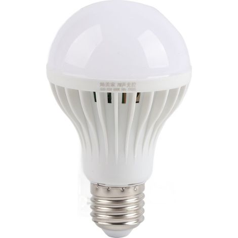 Ampoule LED E27 avec Détecteur de Son 220V - Allumage Automatique, Lampe Nuit à Contrôle Vocal (1/5)