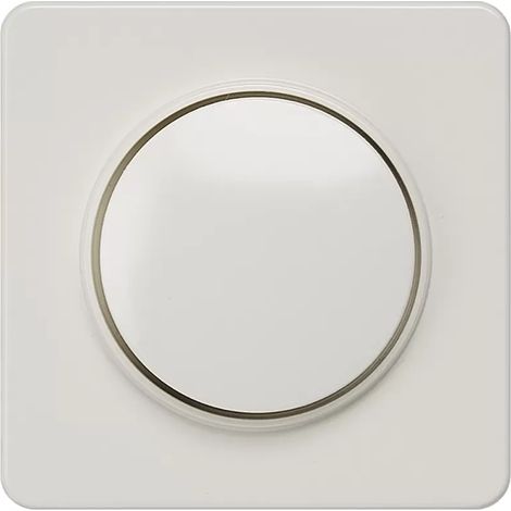 Siemens DELTA profil Abdeckplatte für Dimmer mit Drehknopf, titanweiß, 5TC8904 (1/2)