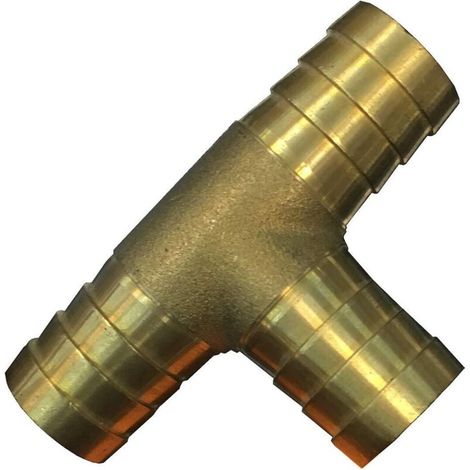 Répartiteur en T 12 mm, 16 mm, 19 mm - Raccord de tuyau d'arrosage (VGS) - Diamètre : en forme de T 12 mm