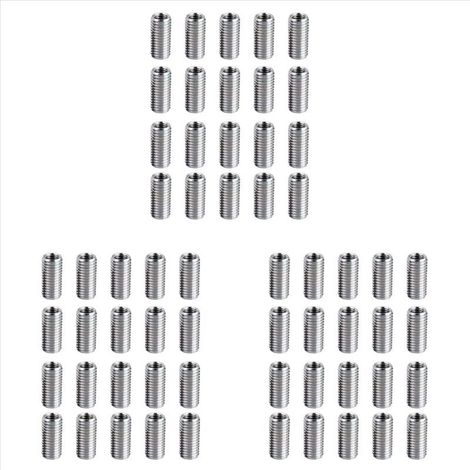 Confezione da 60 dadi di riduzione filettatura, adattatore di riduzione da filettatura maschio M8 a filettatura femmina M6 (1/5)