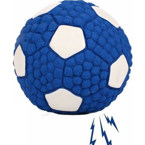 Unzerstörbares Hundespielzeug, Hundeball, Quietschspielzeug, Kauspielzeug für Hunde, quietschende Hundespielzeuge, für kleine und mittelgroße Hunde, Zahnreinigung (1/5)