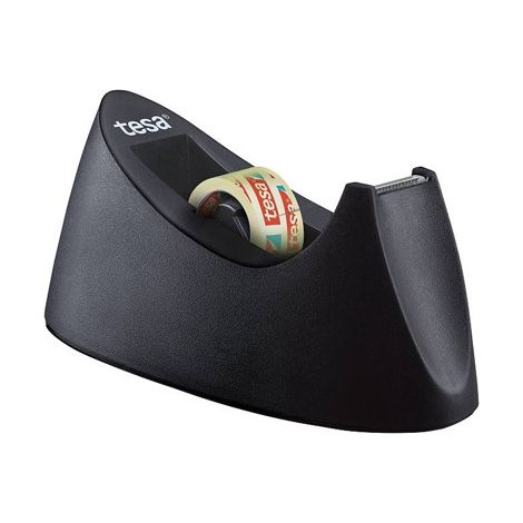 Dispensador adhesivo Tesa Easy Cut Curve negro 19 cm