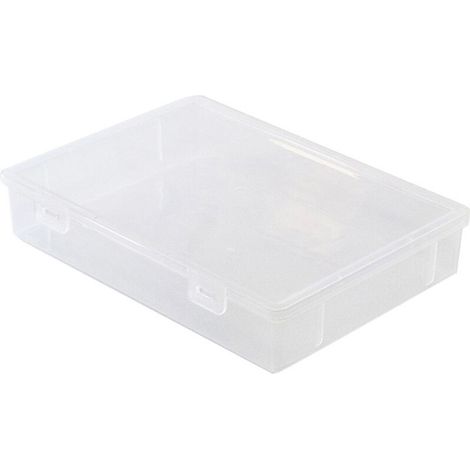 Classeur de bureau avec couvercle, étanche à la poussière et à l'humidité, boîte à documents transparente (1/4)