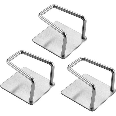 3Égouttoir à éponge pour évier, égouttoir à éponge étanche en acier inoxydable, accessoires de cuisine (1/5)