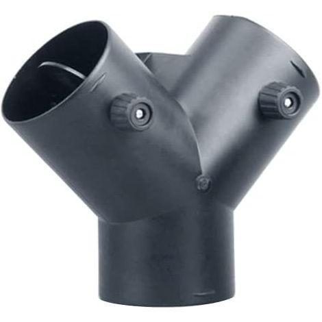 Raccord de gaine 60 mm en forme de Y, Réchauffeur dair 3 voies accessoires de chauffage de stationnement diesel adaptateur de tuyau raccord de tuyau connecteur de conduit en plastique ABS (1/5)