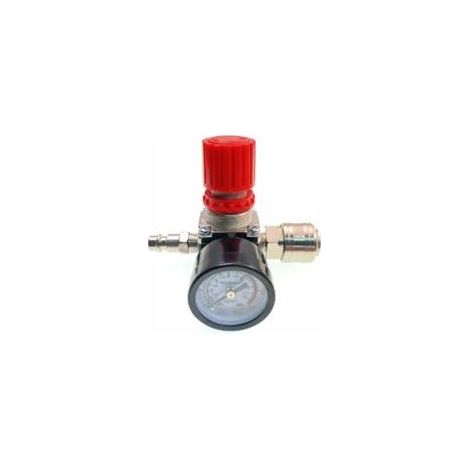 Trimec – Régulateur de pression compresseur d'air 1/4 PT – Pression max 140 psi – Vanne de régulation facile à installer – Pour compresseurs professionnels