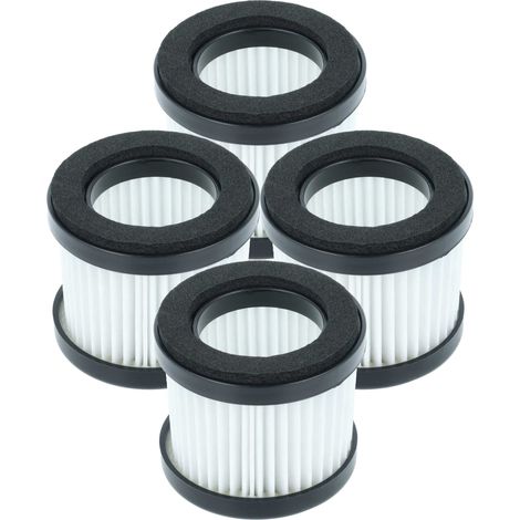 vhbw 4x filtro sostituisce Kärcher 2.863-328.0 per aspirapolvere - Filtro HEPA nero / bianco