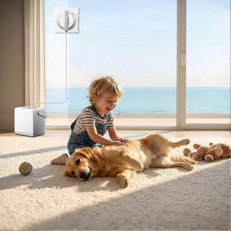 Lingettes de nettoyage pour robots lave-vitres Ecovacs Winbot W2S / W2S Omni, lingettes en microfibre lavables, lot de 8 (1/5)