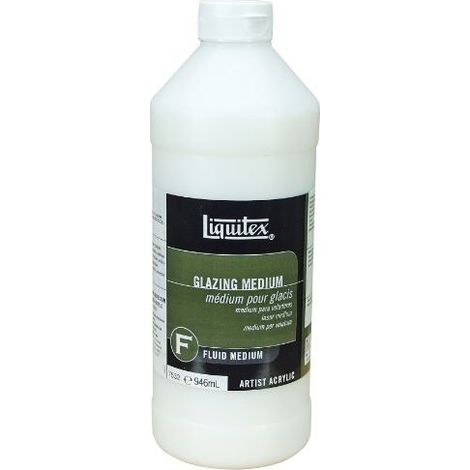 Additif pour glacis - LIQUITEX - Taille M - 946 ml - Idéal pour artistes - Modifie texture et transparence (1/2)