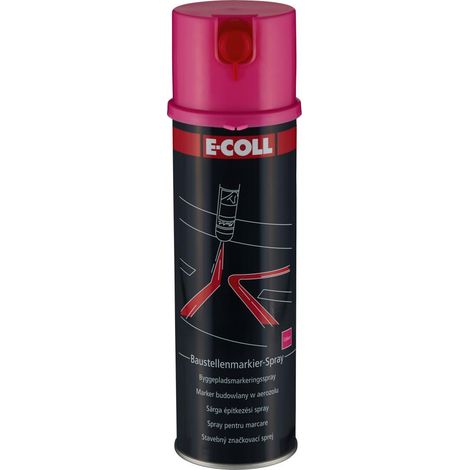 Baustellenmarkierspray 500ml pink E-COLL EE (1/4)