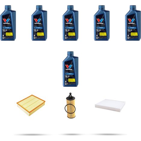 Kit tagliando 3 FILTRI e 6L OLIO compatibile con Jeep Grand Cherokee IV (WK,Wk2) 3.6 VVT 213kw dal 2016 (1/5)