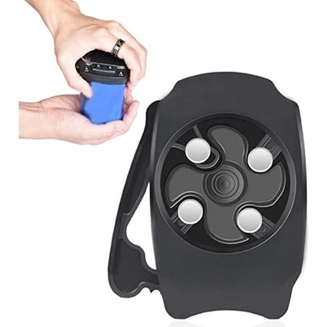 Abridor de botellas de cerveza y cola - Sacacorchos portátil - Abridor de botellas - Tapón de rosca - Herramienta para auriculares - Para cerveza, bares, picnics y fiestas (1/5)