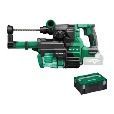 Perforateur-burineur sans fil HiKOKI (SDS-plus) DH3628DA Basic (HSC II) + système d'aspiration des poussières