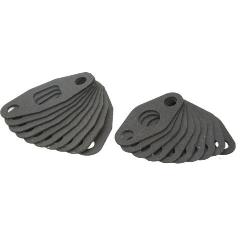 Joint de vidange turbo résistant haute température, 10 paires, pour T3 T4 T04B T04E T60, joint d'étanchéité turbine, acier inoxydable, remplacement joint de drain d'huile. (1/5)