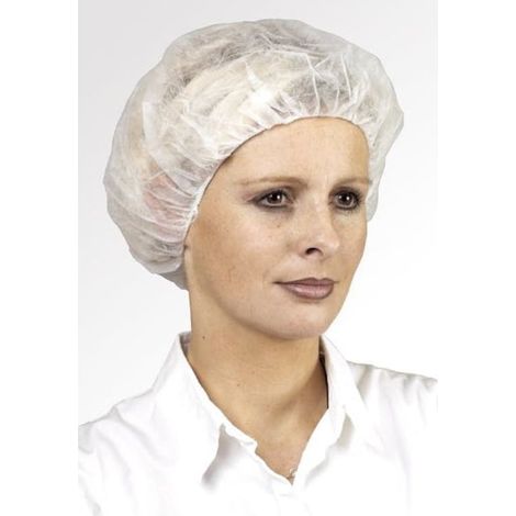 Charlotte jetable ronde bouffante Tidy Professionnal (Lot de 100) Blanc Unique