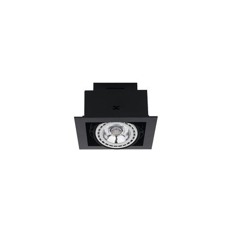 Spot encastré carré Nowodvorski Downlight noir ES111
