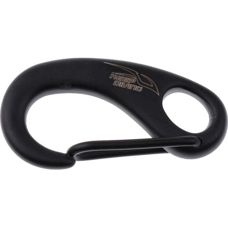 plongée en acier inoxydable oeuf lien rapide mousqueton mousqueton clip 50mm (1/5)