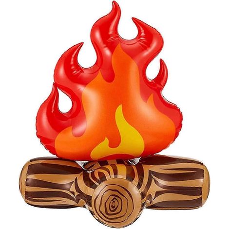 Décoration gonflable de feu de camp pour Halloween, idéale pour les festivals et les fêtes en plein air. (1/5)