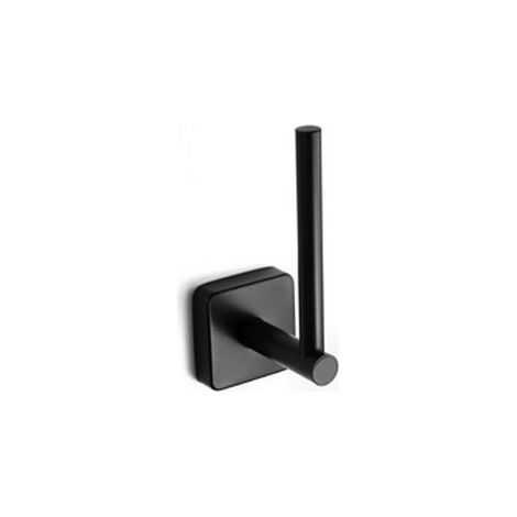 Portarotolo verticale a muro in acciaio inox nero opaco  CLODE-N kamalu