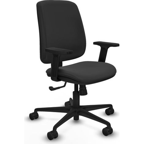 Silla de oficina piqueras y crespo Alares cuero sintético gris oscuro (1/2)