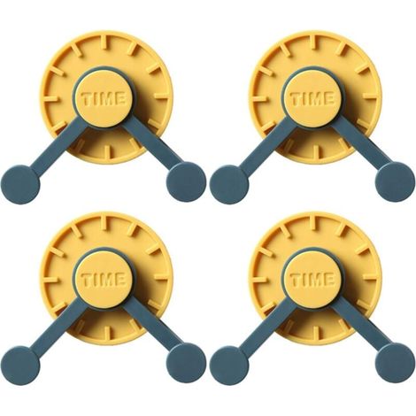 SHINING HOUSE Gancho adhesivo giratorio de 360° sin perforaciones - Percha universal con forma de campana - Gancho pequeño para accesorios práctico y conveniente para la cocina o la oficina (azul oscu (1/4)