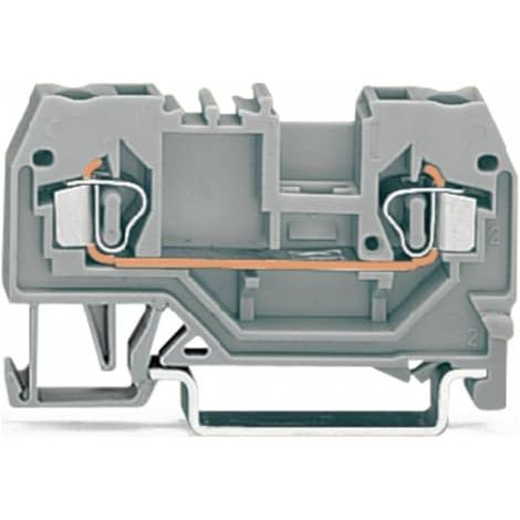 Conector de barra colectora de 2 hilos, 2,5 mm², gris, 280-901