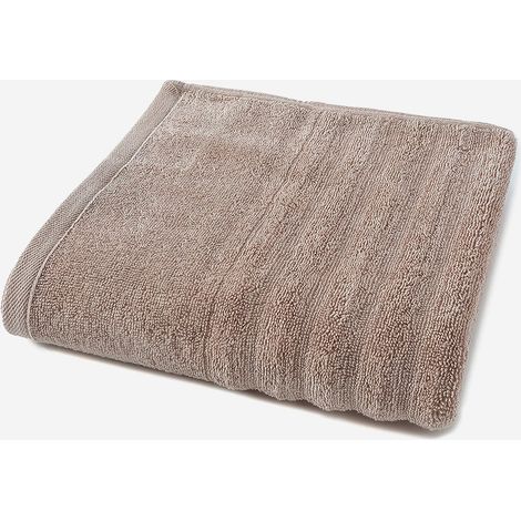 Telo bagno in cotone 100% 90x140 cm Glenn - Tortora (1/3)