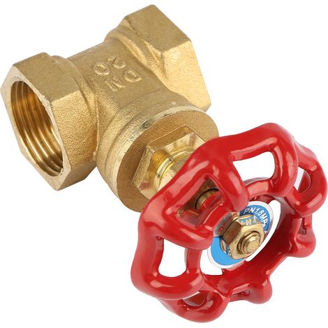 Robinet vanne laiton DN20 BSPP G3/4 rotatif 16 bar pour eau huile gaz (1/5)