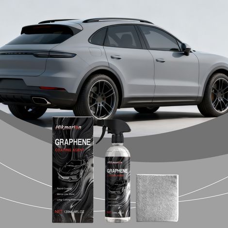 Agent de revêtement automobile Hikmarion : Un agent de revêtement pour nettoyer, polir et maintenir la brillance et l’aspect miroir des extérieurs de véhicules. (1/5)