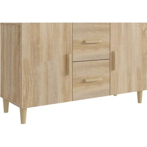 Credenza cassettiera cassettiera mobile contenitore organizer cucina soggiorno soggiorno Sonoma 100 x 36 x 60 cm derivati del legno marrone 020031467
