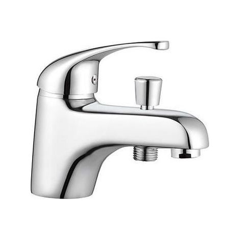Mitigeur bain douche ROUSSEAU CARDIFF monotrou chromé - Economie d'eau - Finition brillante (1/5)